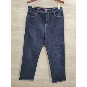Gloria Vanderbilt Amanda Jeans Women's Size 12 Petite Blue Denim Classic